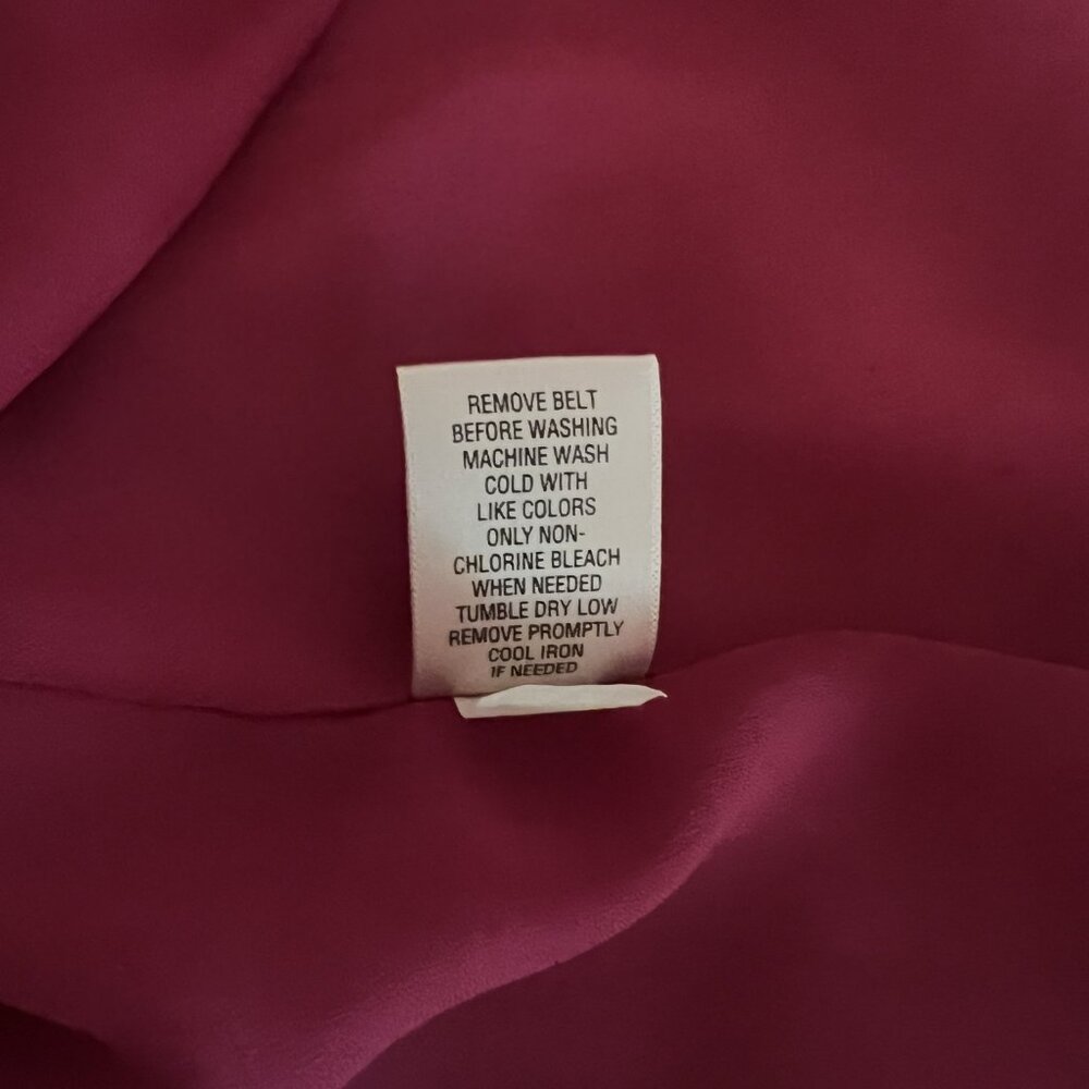 Apt. 9 Fuchsia Ruffle Halter Dress - Size 10 - Picture 8 of 8